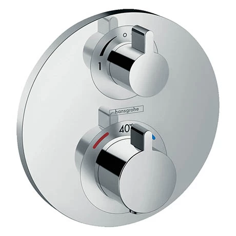 Hansgrohe Ecostat S Thermostat 2 Function Concealed Finish Set - 15758000 3 Hansgrohe Ecostat S Thermostat 2 Function Concealed Finish Set - 15758000
