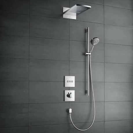Hansgrohe ShowerSelect HighFlow Thermostatic Mixer for Concealed Installation - 15760000 4 Hansgrohe ShowerSelect HighFlow Thermostatic Mixer for Concealed Installation - 15760000 - Image 2