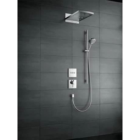 Hansgrohe ShowerSelect HighFlow Thermostatic Mixer for Concealed Installation for Multiple Outlets - 15761000 4 Hansgrohe ShowerSelect HighFlow Thermostatic Mixer for Concealed Installation for Multiple Outlets - 15761000 - Image 2