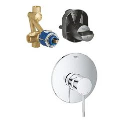 Grohe Essence Single-Lever Shower Mixer Trim + 1/2" Concealed Body