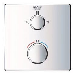Grohe Grohtherm 2-Outlet Thermostatic Shower Mixer Trim with Diverter Valve - 24079000