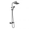 Hansgrohe Vernis Shape Showerpipe 230 Thermostatic Shower Mixer - Matt Black - 26286670 2 Hansgrohe Vernis Shape Showerpipe 230 Thermostatic Shower Mixer - Matt Black - 26286670 -Shower Valves Sales Store 26286670 P