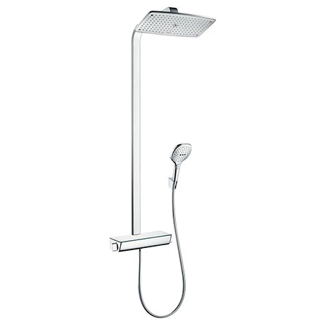Hansgrohe Raindance E Showerpipe 360 Thermostatic Shower Mixer - Chrome - 27112000 3 Hansgrohe Raindance E Showerpipe 360 Thermostatic Shower Mixer - Chrome - 27112000