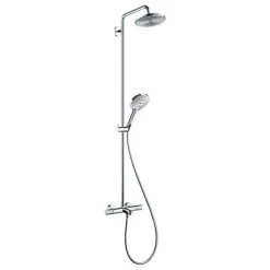 Hansgrohe Raindance S Showerpipe 240 Thermostatic Bath Shower Mixer - 27117000