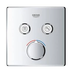Grohe SmartControl Square 2 Outlet Concealed Mixer Trim - 29148000 -Shower Valves Sales Store 29148000 D2 460