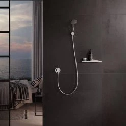 Keuco Ixmo Solo Round Thermostatic Shower Mixer Valve - Chrome -Shower Valves Sales Store 59554010021 D3 460
