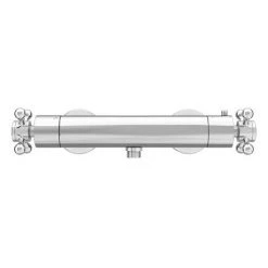 Chatsworth Traditional Crosshead Bottom Outlet Thermostatic Bar Shower Valve -Shower Valves Sales Store 61AXSV detail1 460