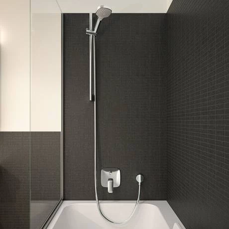 Hansgrohe Logis Concealed Single Lever Manual Bath Mixer with Backflow Prevention - 71407000 4 Hansgrohe Logis Concealed Single Lever Manual Bath Mixer with Backflow Prevention - 71407000 - Image 2