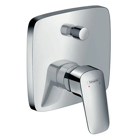 Hansgrohe Logis Concealed Single Lever Manual Bath Mixer with Backflow Prevention - 71407000 3 Hansgrohe Logis Concealed Single Lever Manual Bath Mixer with Backflow Prevention - 71407000