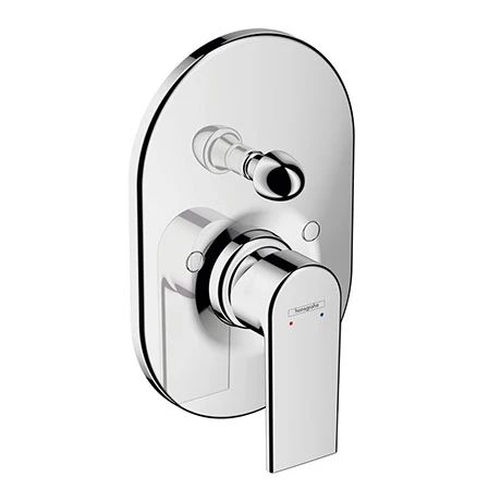 Hansgrohe Vernis Shape Concealed Single Lever Manual Bath Mixer - Chrome - 71458000 3 Hansgrohe Vernis Shape Concealed Single Lever Manual Bath Mixer - Chrome - 71458000