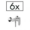 Hansgrohe Pack of 6 Vernis Blend Exposed Single Lever Shower Mixer - Chrome - 71647000 -Shower Valves Sales Store 71647000 P