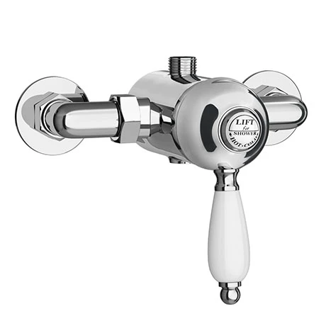 Nuie Nostalgic Exposed Manual Mixer Shower Valve 3 Nuie Nostalgic Exposed Manual Mixer Shower Valve