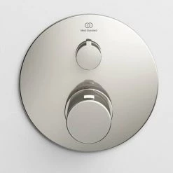 Ideal Standard Ceratherm T100 Chrome Built-In Thermostatic 1 Outlet Round Shower Mixer + Easybox -Shower Valves Sales Store A5813AA A1000NU D2 460