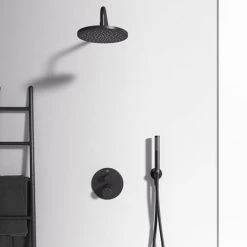 Ideal Standard Silk Black Ceratherm T100 Built-In Thermostatic 1 Outlet Shower Mixer -Shower Valves Sales Store A5813XG D2 460