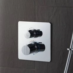 Ideal Standard Connect Easybox Slim Built-in Shower Mixer with Square Faceplate -Shower Valves Sales Store A5878AA D2 460