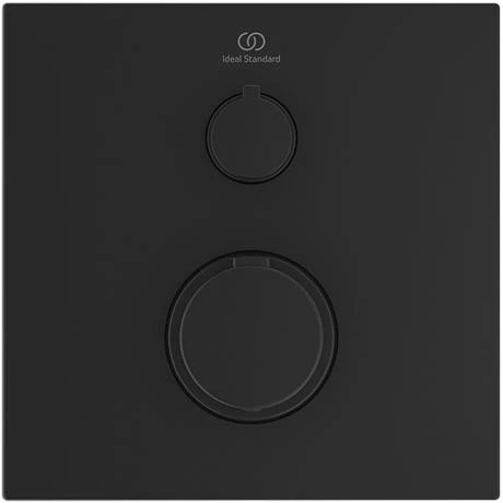 Ideal Standard Silk Black Ceratherm C100 Built-In Thermostatic 1 Outlet Shower Mixer 4 Ideal Standard Silk Black Ceratherm C100 Built-In Thermostatic 1 Outlet Shower Mixer - Image 2