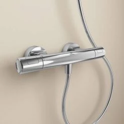 Ideal Standard Ceratherm T100 Exposed Thermostatic Bar Shower Mixer - A7239AA -Shower Valves Sales Store A7231AA D3 460