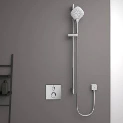 Ideal Standard Ceratherm Navigo Chrome Built-In Thermostatic 1 Outlet Square Shower Mixer + Easybox -Shower Valves Sales Store A7301AA A1000NU D4 460
