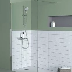 Ideal Standard Ceratherm S200 Exposed Thermostatic Wall Mounted Shelf Bath Shower Mixer - A7330AA -Shower Valves Sales Store A7330AA D4 460