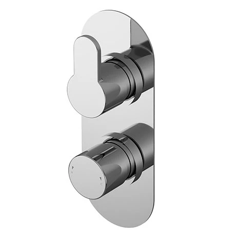 Nuie Arvan Twin Concealed Thermostatic Shower Valve with Diverter - ARVTW02 3 Nuie Arvan Twin Concealed Thermostatic Shower Valve with Diverter - ARVTW02