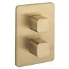Crosswater Atoll/ Glide II Marvel Crossbox 1 Outlet Trim & Levers - Brushed Brass -Shower Valves Sales Store ATCB1000LBPF M