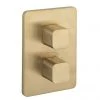 Crosswater - Atoll/Glide II/Marvel Crossbox 2 Outlet Trim & Levers Brushed Brass - ATCB1500LBPF -Shower Valves Sales Store ATCB1500LBPF m