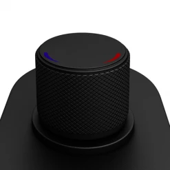 Arezzo Matt Black Industrial Style Push Button Shower Valve (3 Outlets) -Shower Valves Sales Store AZPB03RMB d4 460