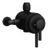 Arezzo Matt Black Round Exposed Dual Thermostatic Shower Valve -Shower Valves Sales Store AZSV4MBE P