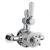 Bayswater White Twin Exposed Thermostatic Shower Valve 1 Bayswater White Twin Exposed Thermostatic Shower Valve -Shower Valves Sales Store BAYS111 P