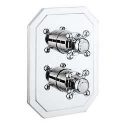 Crosswater Belgravia Chrome Crossbox 1 Outlet Trim Set