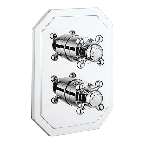 Crosswater Belgravia Chrome Crossbox 3 Outlet Trim Set 3 Crosswater Belgravia Chrome Crossbox 3 Outlet Trim Set