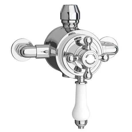 Belmont Traditional Square Concealed Dual Thermostatic Shower Valve 4 Belmont Traditional Square Concealed Dual Thermostatic Shower Valve - Image 2