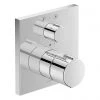 Duravit C.1 Square Thermostatic Shower Mixer with Diverter for Concealed Installation - Chrome - C14200013010 -Shower Valves Sales Store C14200013010 P