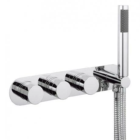 Crosswater Central Thermostatic Shower Valve with 2 Way Diverter & Shower Kit - CE2701RC 3 Crosswater Central Thermostatic Shower Valve with 2 Way Diverter & Shower Kit - CE2701RC