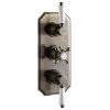 Chatsworth 1928 Antique Brass Triple Concealed Shower Valve -Shower Valves Sales Store CH63VAB p