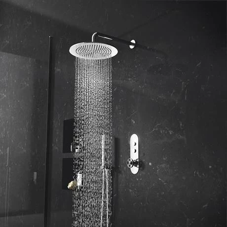 Hudson Reed Revolution Industrial Two Outlet Push-Button Shower Valve - CPB4311 3 Hudson Reed Revolution Industrial Two Outlet Push-Button Shower Valve - CPB4311 - Image 2