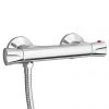 Naples Round Offset Outlet Thermostatic Bar Shower Valve