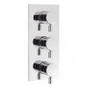 Crosswater - Design Triple Concealed Thermostatic Shower Valve - DE2000RC -Shower Valves Sales Store DE2000RC P