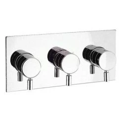 Crosswater - Design Triple Concealed Thermostatic Shower Valve - DE2001RC