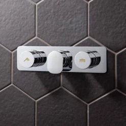 Crosswater - Dial Pier 2 Control Shower Valve - Landscape -Shower Valves Sales Store DIAL PIER 4 D1 460