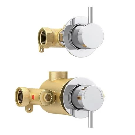 Cruze Concealed Individual Stop Tap + Thermostatic Control Shower Valve 7 Cruze Concealed Individual Stop Tap + Thermostatic Control Shower Valve - Image 5
