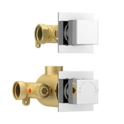 Milan Concealed Individual Stop Tap + Thermostatic Control Shower Valve 12 Milan Concealed Individual Stop Tap + Thermostatic Control Shower Valve -Shower Valves Sales Store EG AZ 36AS d4 460