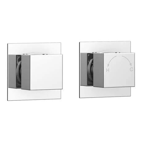 Milan Concealed Individual Stop Tap + Thermostatic Control Shower Valve 4 Milan Concealed Individual Stop Tap + Thermostatic Control Shower Valve - Image 2