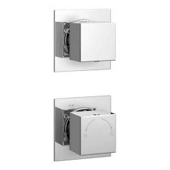 Milan Concealed Individual Diverter + Thermostatic Control Shower Valve