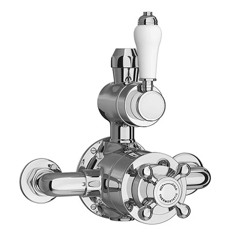 Trafalgar Traditional Exposed Twin Shower Valve 3 Trafalgar Traditional Exposed Twin Shower Valve