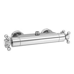 Chatsworth Traditional Crosshead Top Outlet Thermostatic Bar Shower Valve