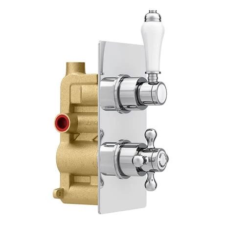 Thames Traditional Twin Concealed Thermostatic Shower Valve 8 Thames Traditional Twin Concealed Thermostatic Shower Valve - Image 6