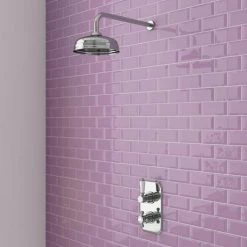 Trafalgar Traditional Twin Concealed Thermostatic Shower Valve -Shower Valves Sales Store ESV61 detail2 460