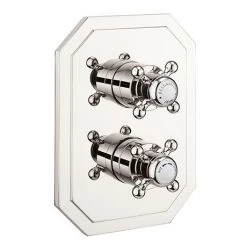Crosswater Belgravia Nickel Crossbox 1 Outlet Trim Set