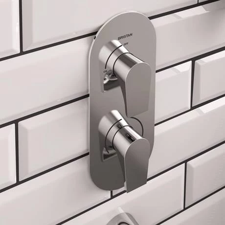 Bristan Hourglass Recessed Thermostatic Dual Control Shower Valve - HOU-SHCVO-C 4 Bristan Hourglass Recessed Thermostatic Dual Control Shower Valve - HOU-SHCVO-C - Image 2